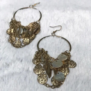 ✨ADD $11 Lot Faux Gold Seashell boho beach summer beaded earring with necklace